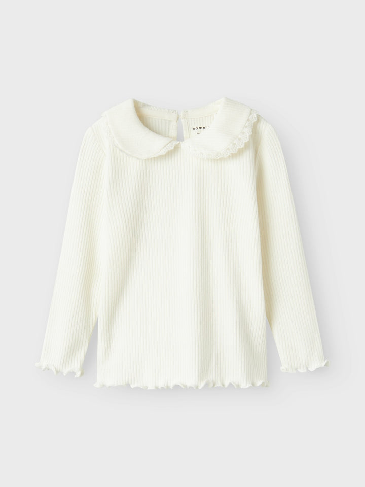 Mini longsleeve BAILA Cloud Dancer Regular Fit