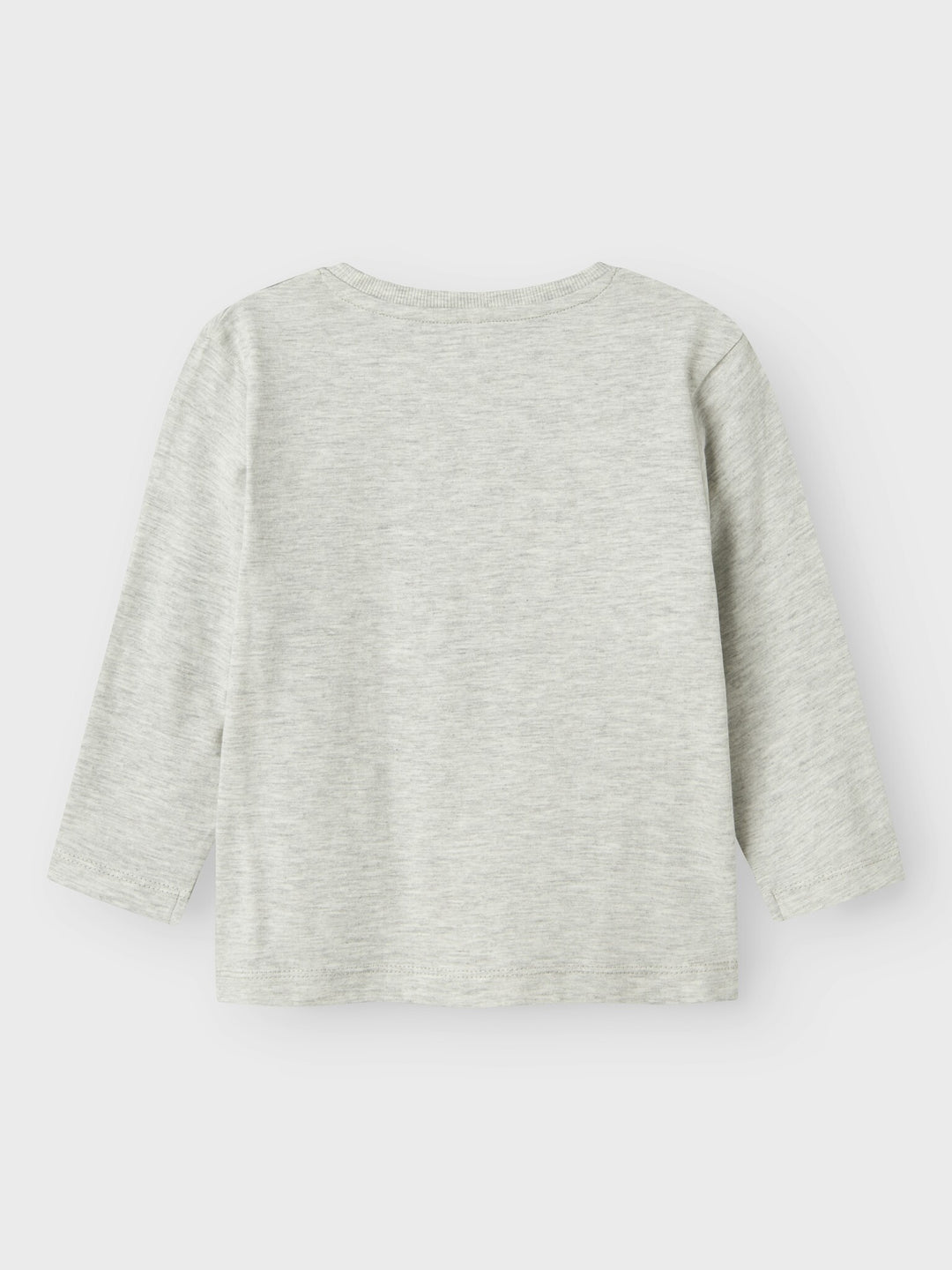 Mini Langarmshirt TRISTIANO Hellgrau Melange Regular Fit