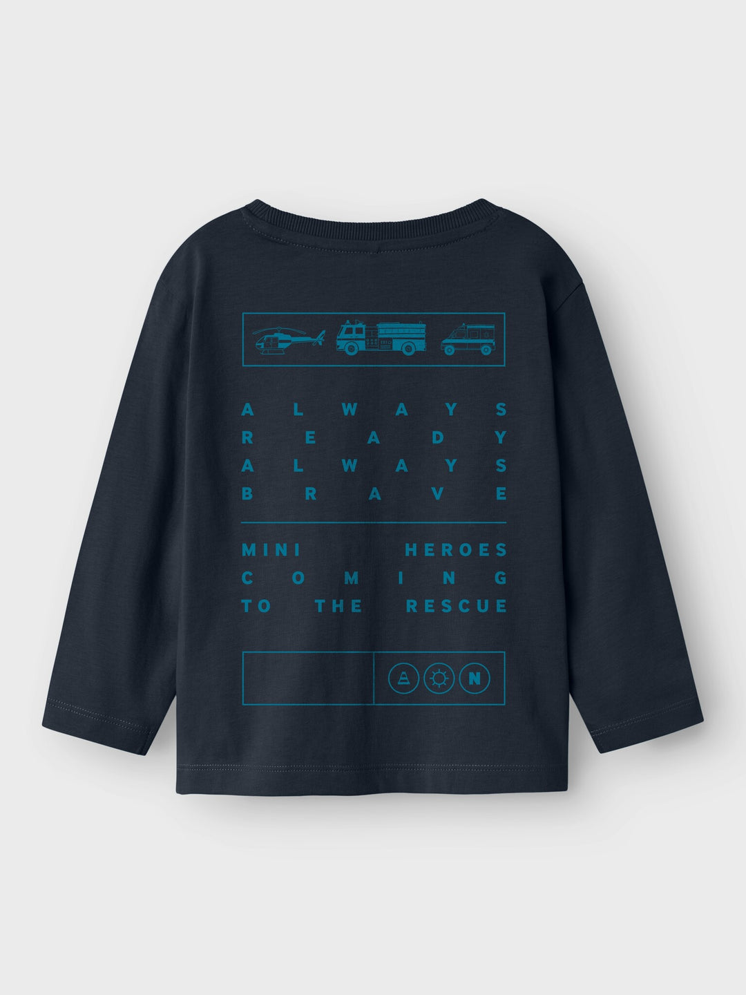 Mini Langarmshirt TRISTIANO Dunkel Saphir Regular Fit