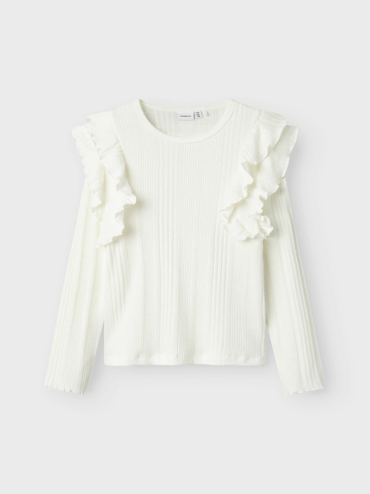 Kinder Langarmshirt TILDE Cloud Dancer Standard Fit