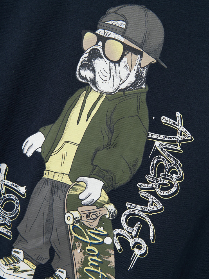 Kinder T-Shirt TEASKE Navy Blazer Standard Fit