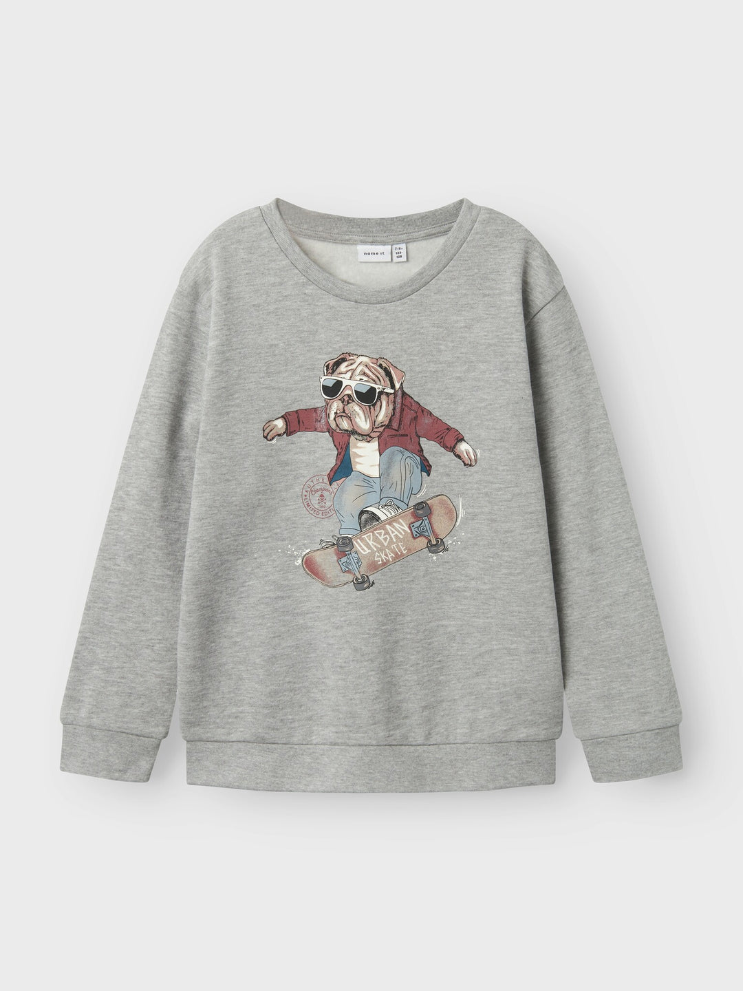 Kids trui TEHOGO Grey Melange Standard Fit