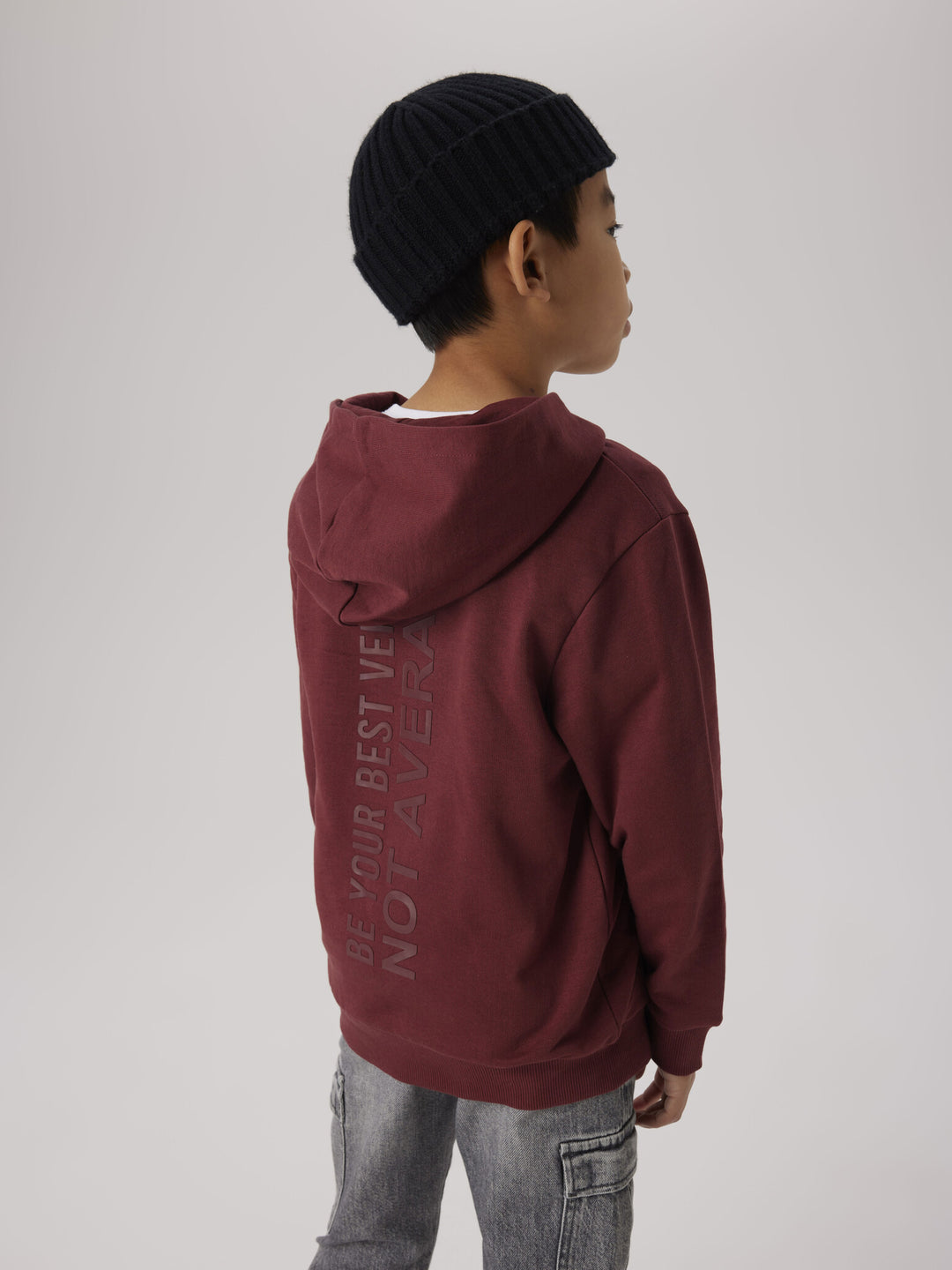 Kinderpullover TEGORM Neu Maroon Regular Fit
