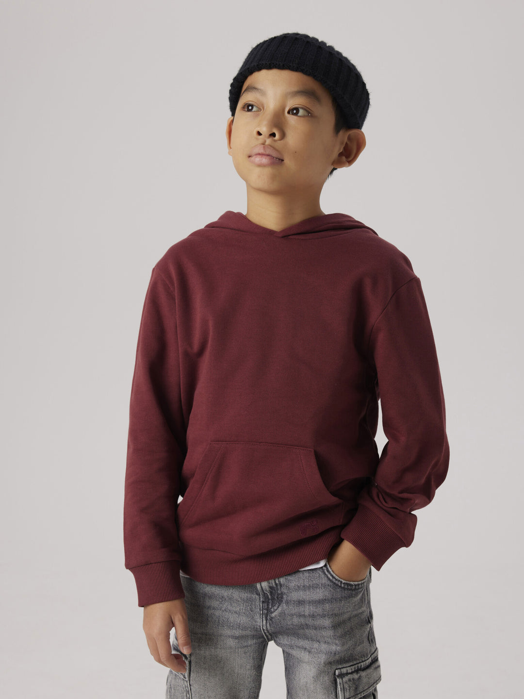 Kinderpullover TEGORM Neu Maroon Regular Fit