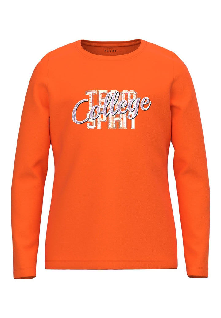 Kinder Langarmshirt VEEN Scarlet Ibis Regular Fit