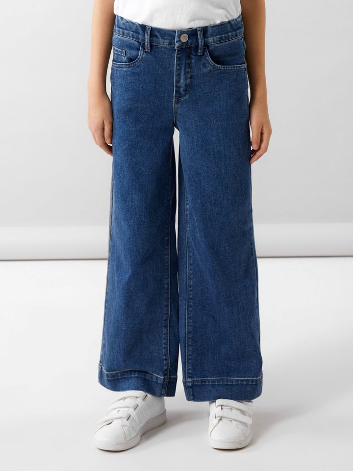 Kids spijkerbroek ROSE WIDE Medium Blue Denim Regular Fit