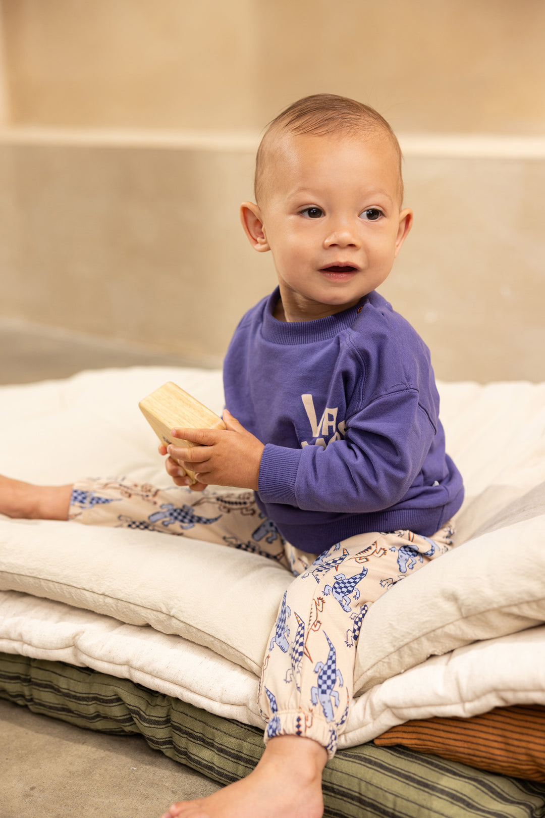 Broek Oronoco regular fit Animals pattern MULTICOLOR