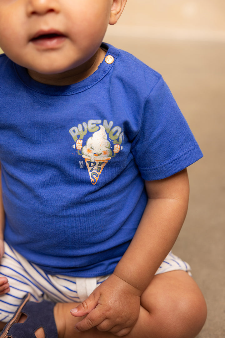 T - shirt Oloron Dazzling Blue BLAUW