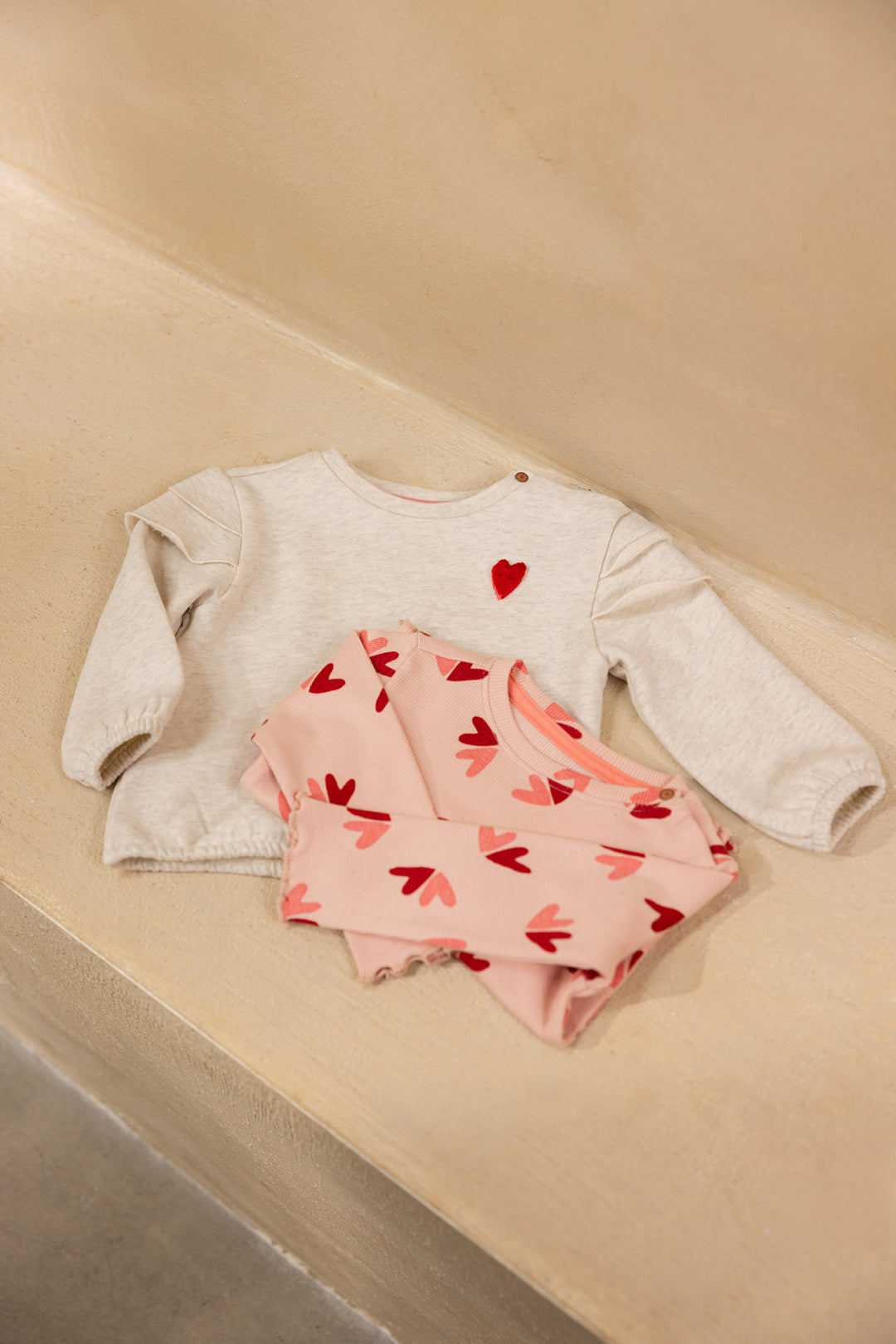 Longsleeve Minco Hearts pattern MULTICOLOR