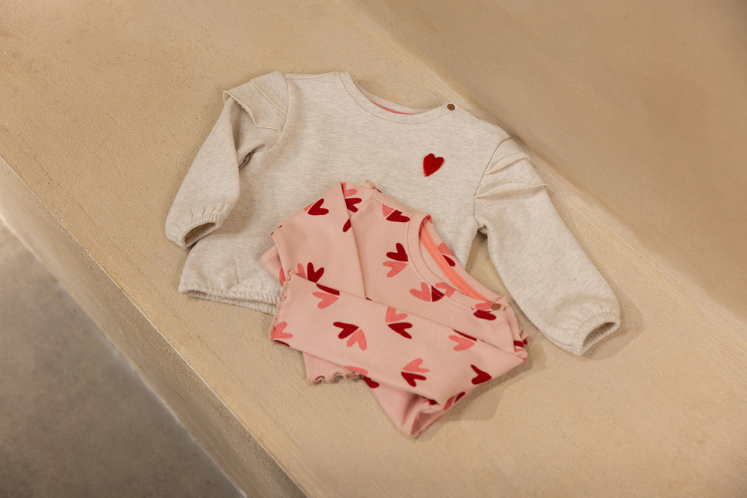 Longsleeve Minco Hearts pattern MULTICOLOR