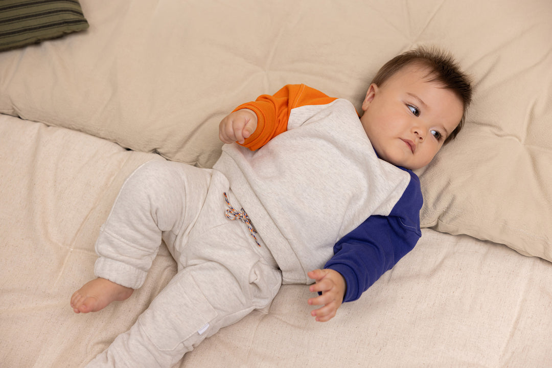 Broek Ossipee regular fit Oatmeal Melange BEIGE