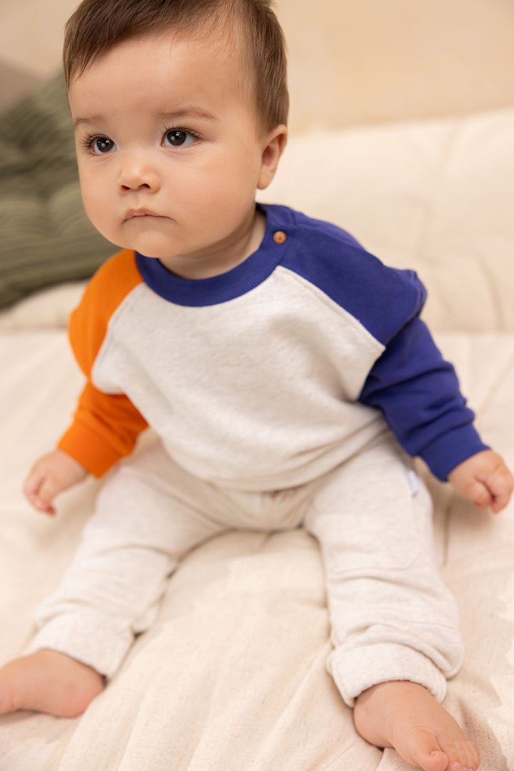 Broek Ossipee regular fit Oatmeal Melange BEIGE