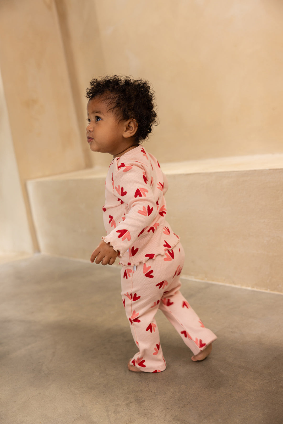 Longsleeve Minco Hearts pattern MULTICOLOR