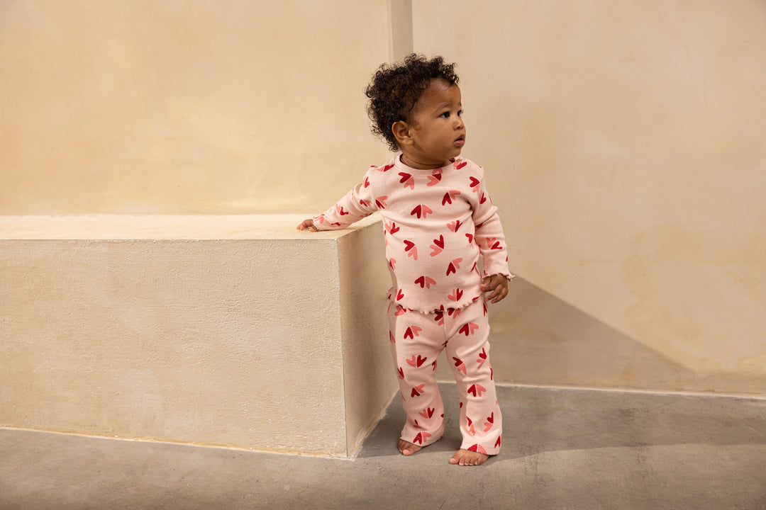 Legging Maltby flared Hearts pattern MULTICOLOR