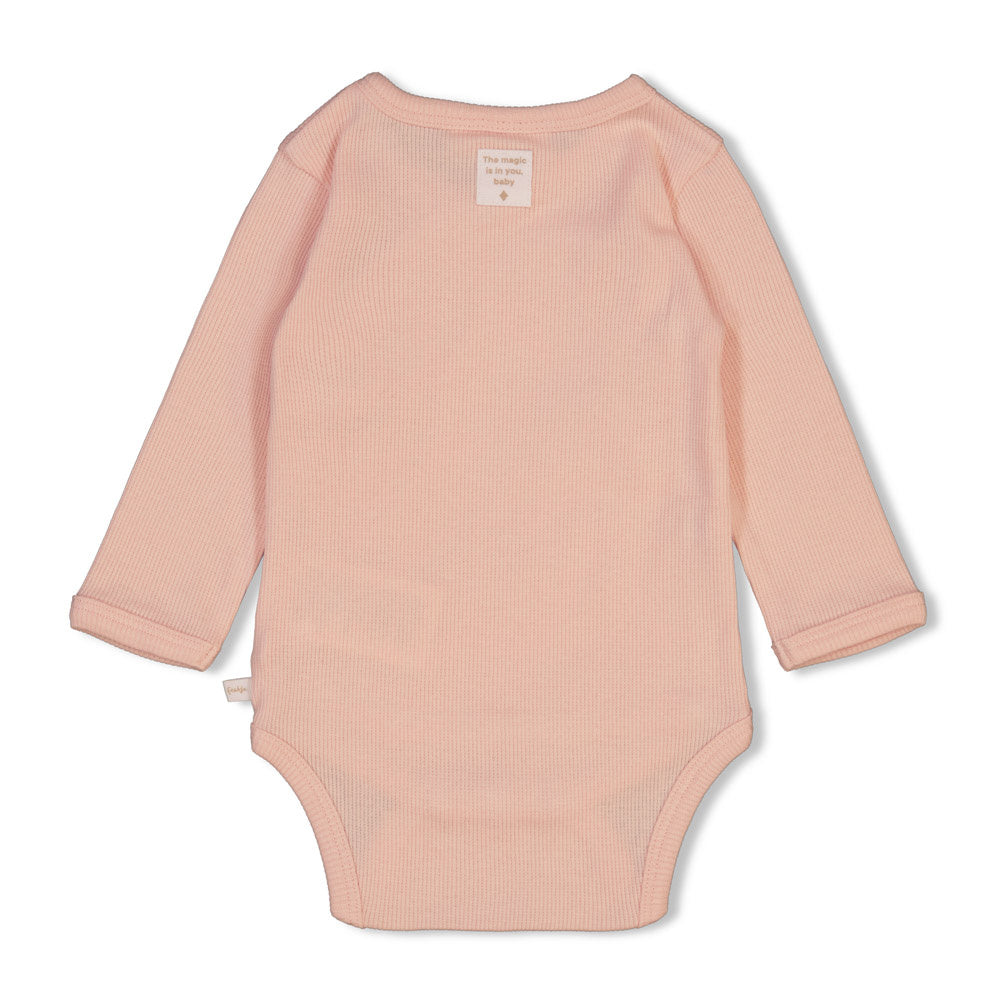 Wikkelromper rib Roze - The Magic is in You