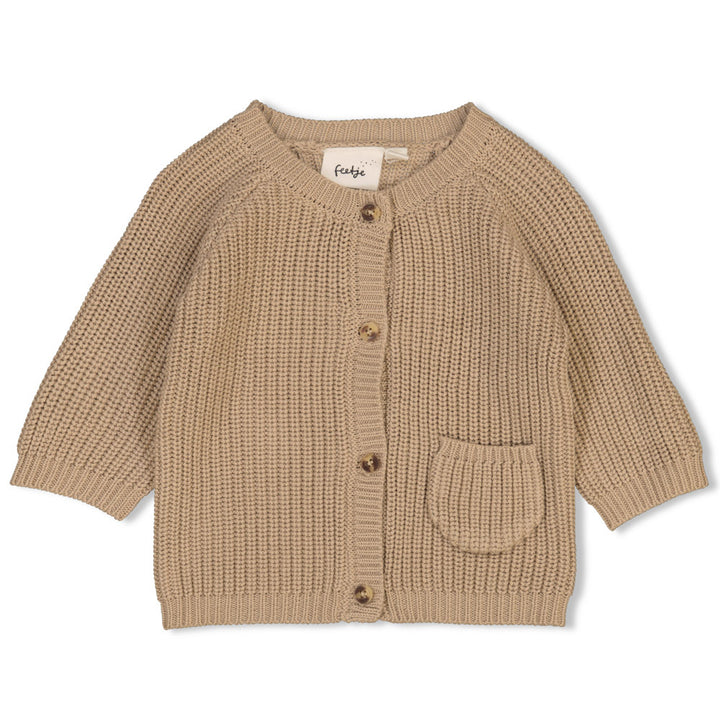 Vestje gebreid Taupe - The Magic is in You