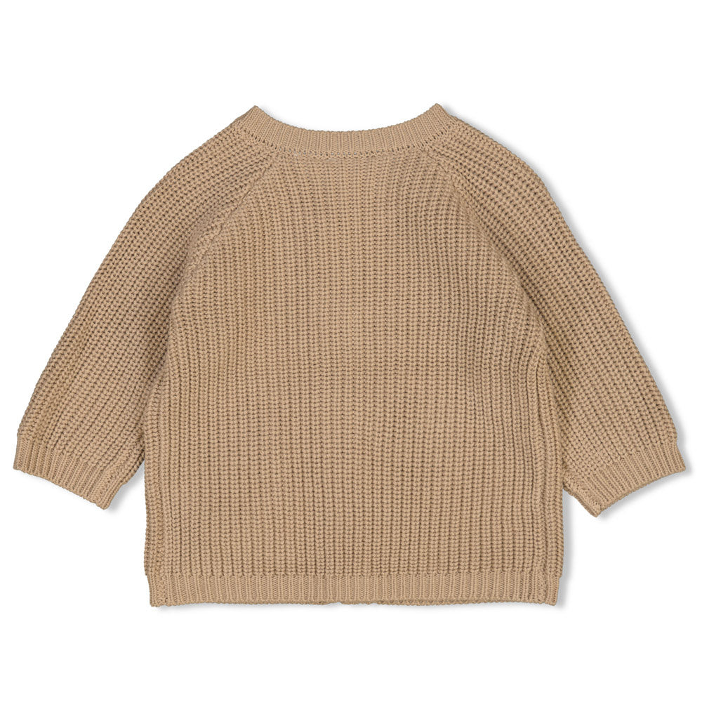 Vestje gebreid Taupe - The Magic is in You