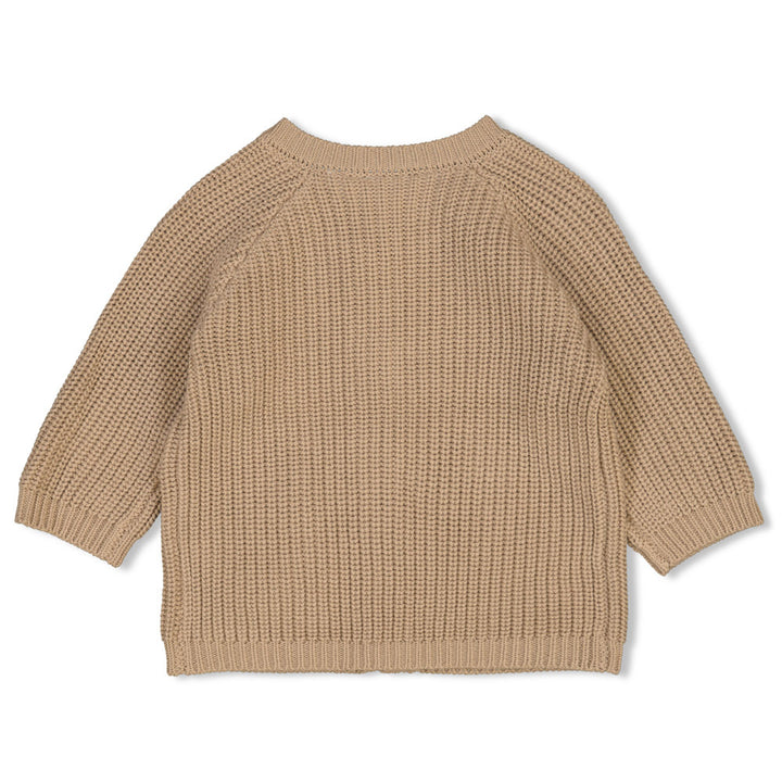 Vestje gebreid Taupe - The Magic is in You