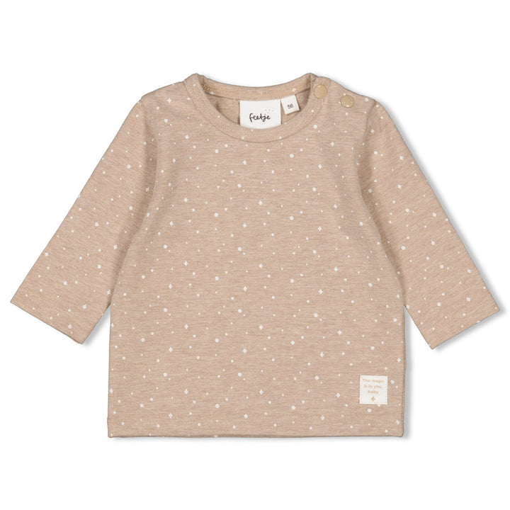 Longsleeve Taupe melange - The Magic is in You