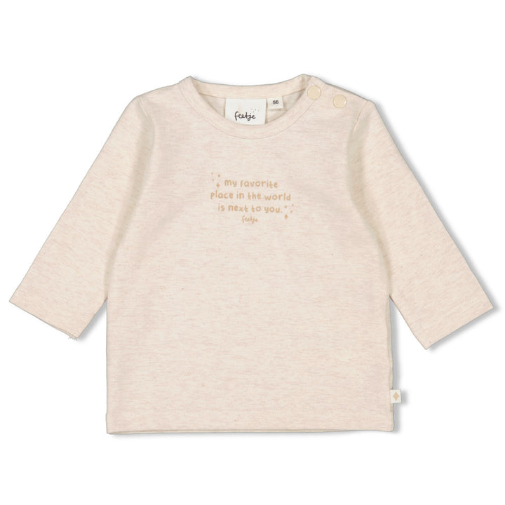 Longsleeve Offwhite melange - The Magic is in You