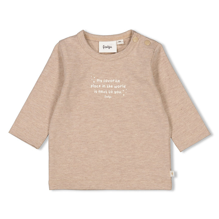 Longsleeve Taupe melange - The Magic is in You