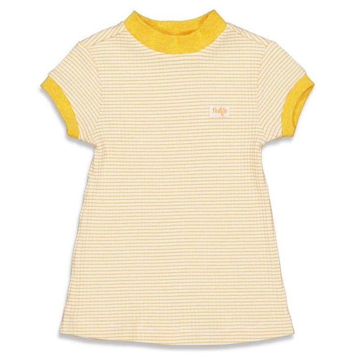 Wafel nachthemd okergeel