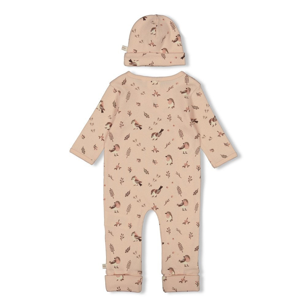 Geschenkset 1 - delig pak + muts roze