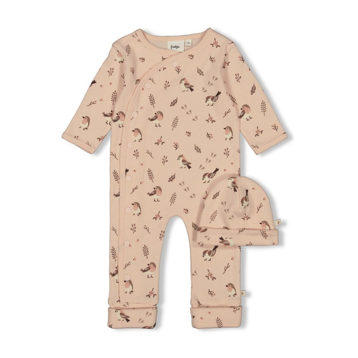 Geschenkset 1 - delig pak + muts roze