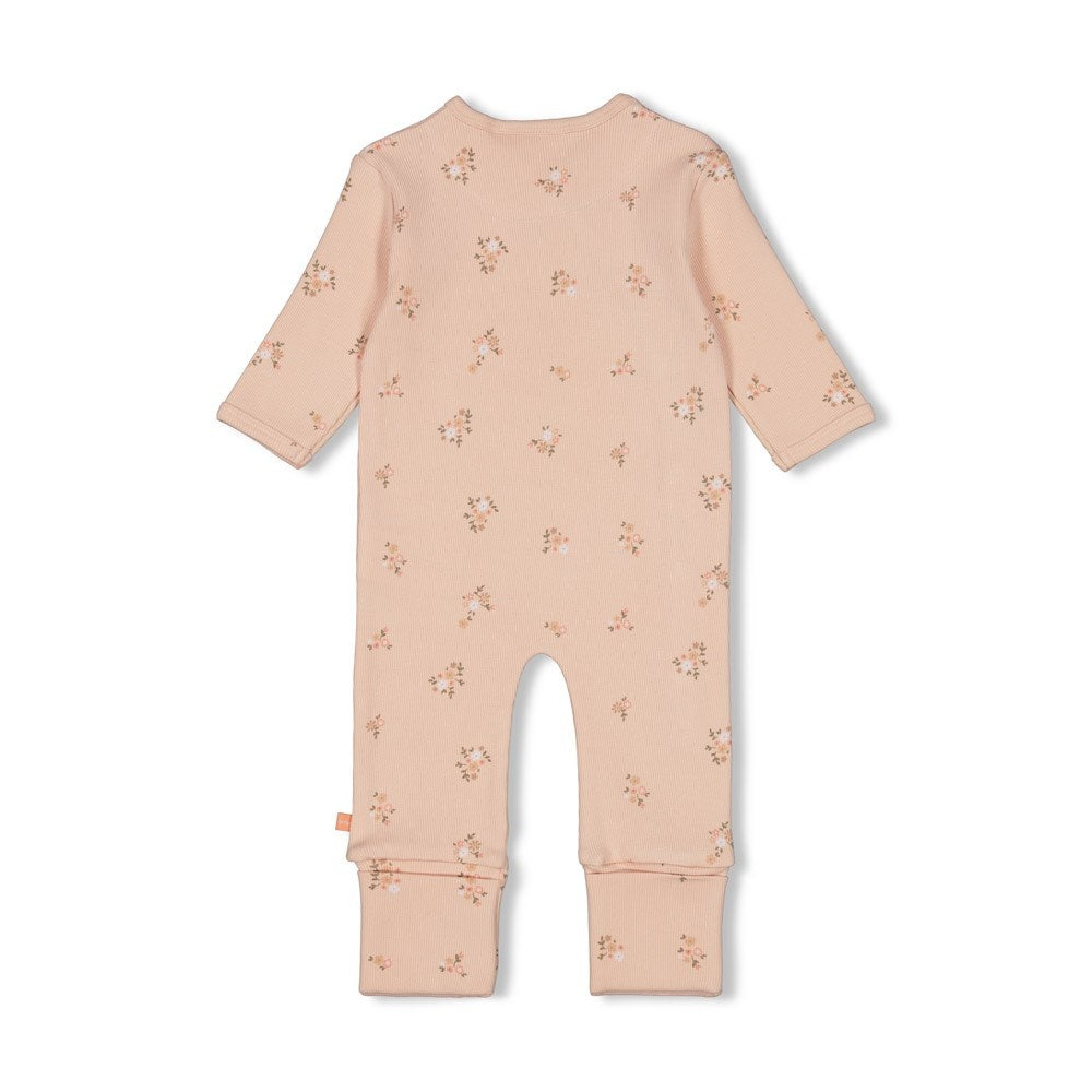 Pak omslagvoet Flowers Roze