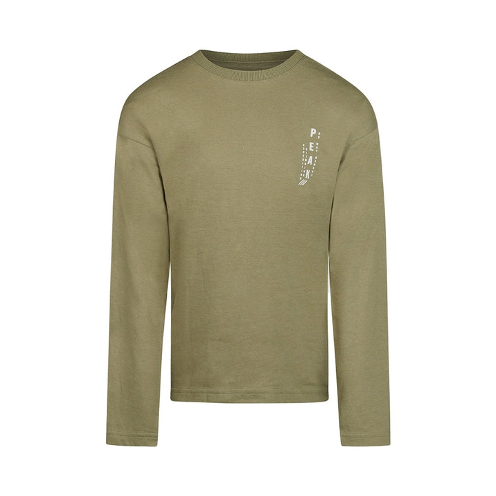Longsleeve dropped shoulder Army green