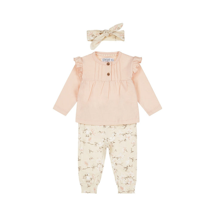 2 - Delig setje + haarband Light pink - 01 Girls lovely