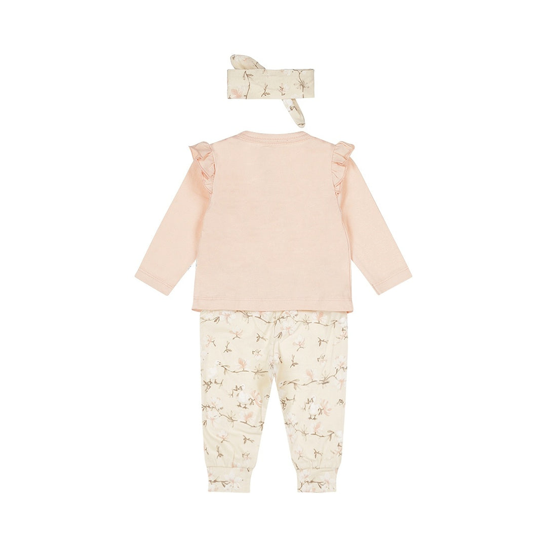 2 - Delig setje + haarband Light pink - 01 Girls lovely