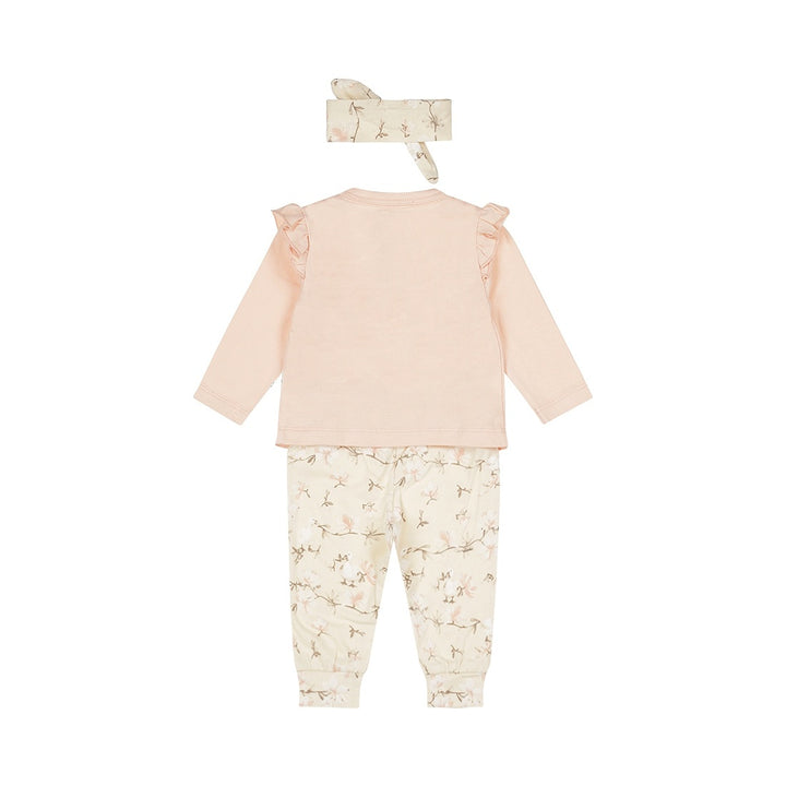 2 - Delig setje + haarband Light pink - 01 Girls lovely