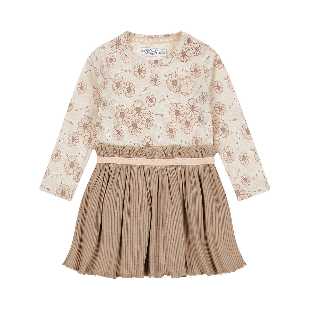 Jurk ls Off white - 01 Girls lovely