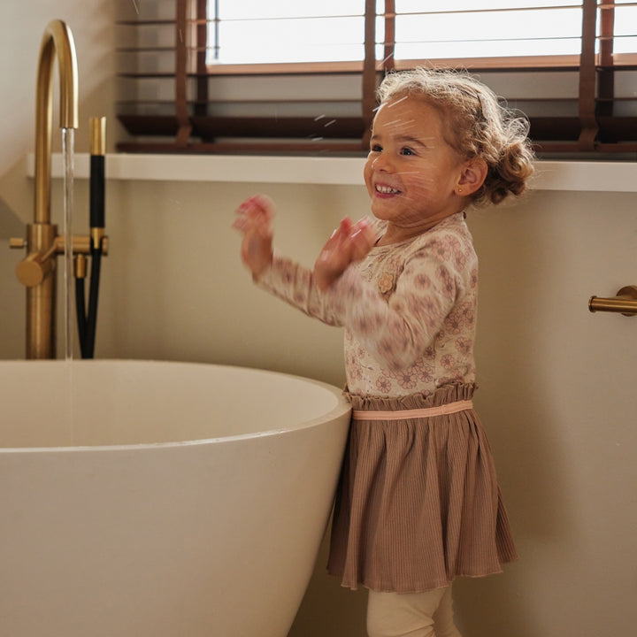 Jurk ls Off white - 01 Girls lovely