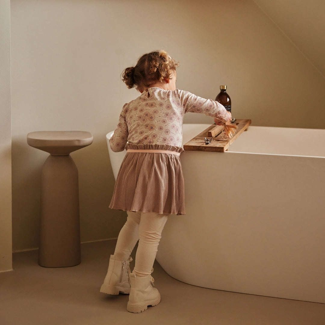 Jurk ls Off white - 01 Girls lovely