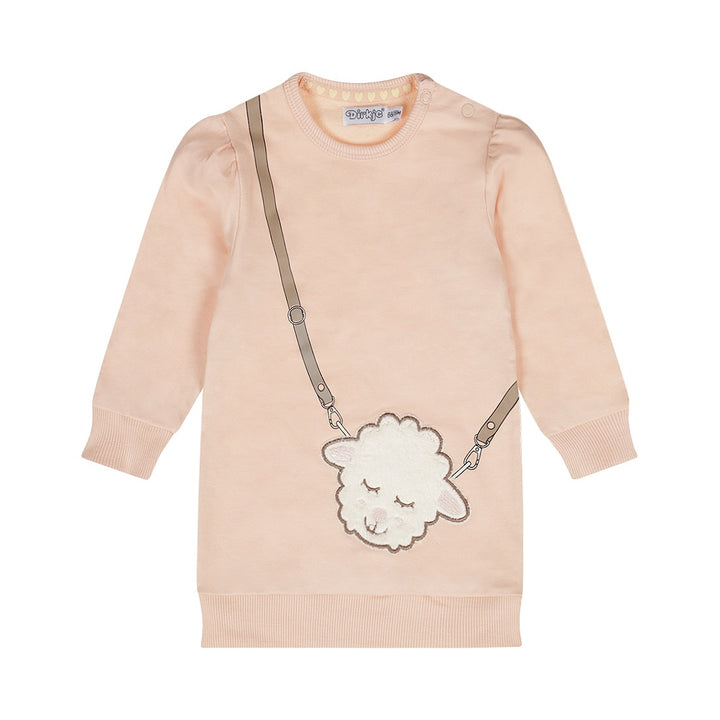 Trui jurk loose fit Light pink - 01 Girls lovely