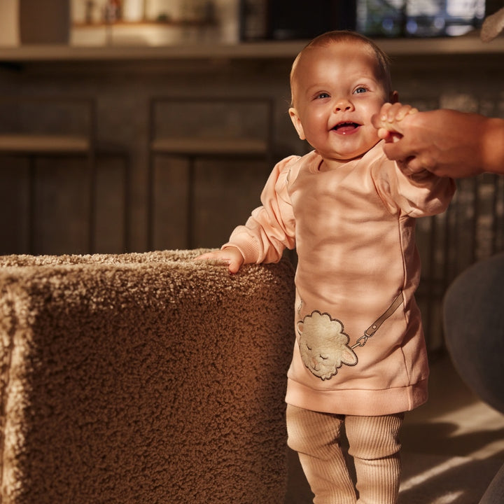 Trui jurk loose fit Light pink - 01 Girls lovely