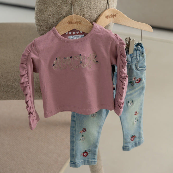 Spijkerbroek loose fit Blue jeans - 04 Girls jeans