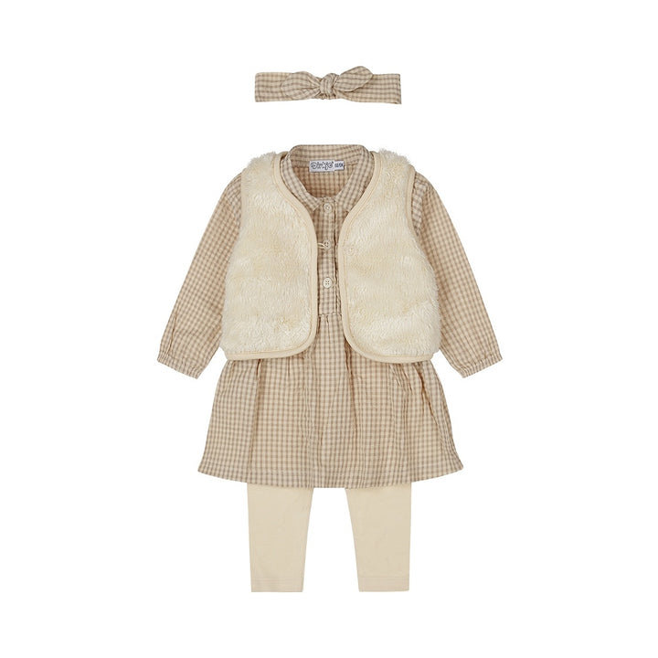 3 - Delig + haarband Taupe - 02 Girls pretty fall