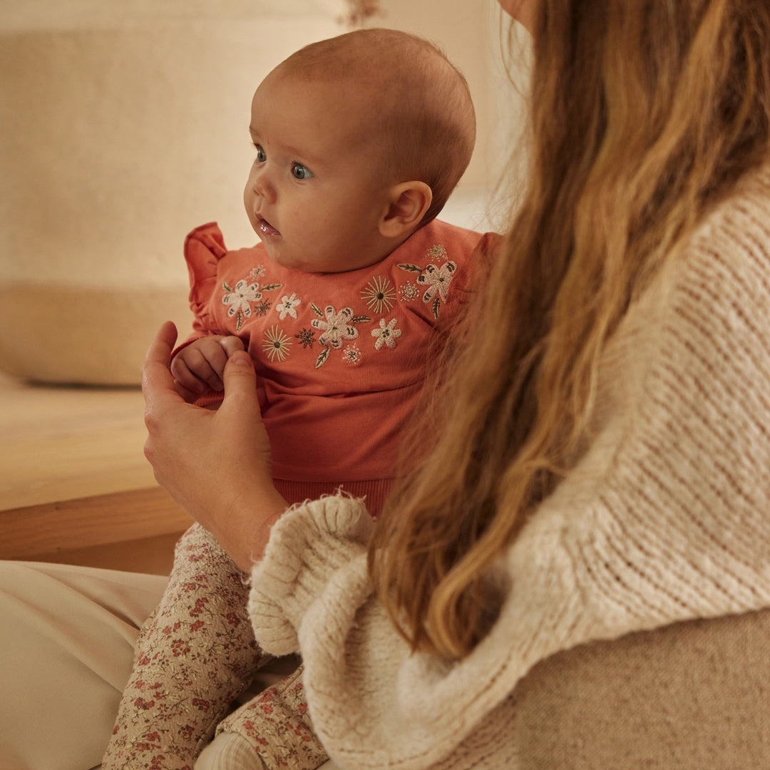 Broek Beige grey - 03 Girls berry