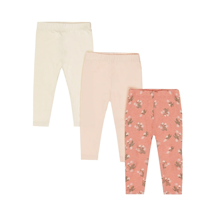 Leggings 3 - pack Off white - 03 Girls berry