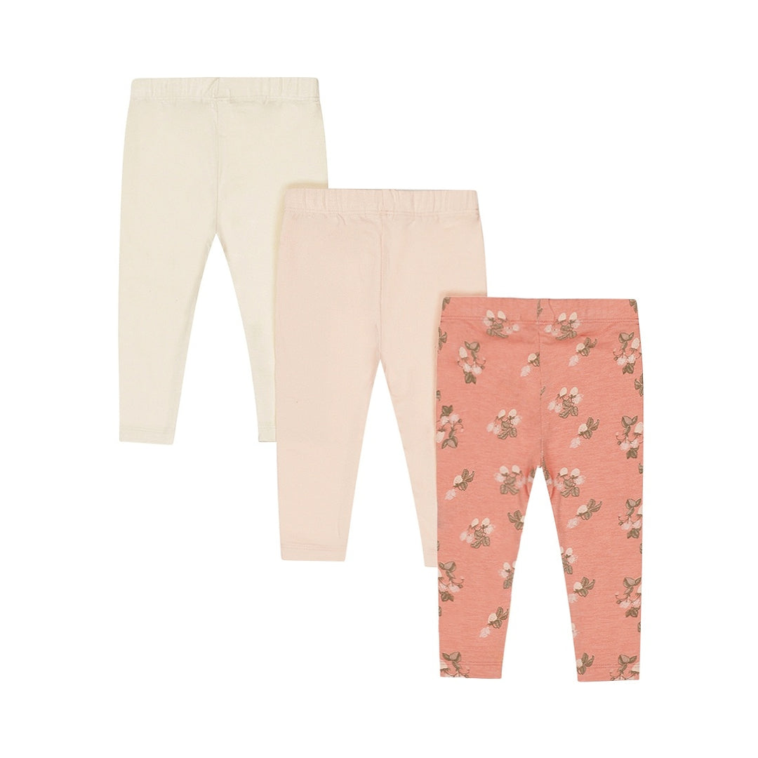 Leggings 3 - pack Off white - 03 Girls berry