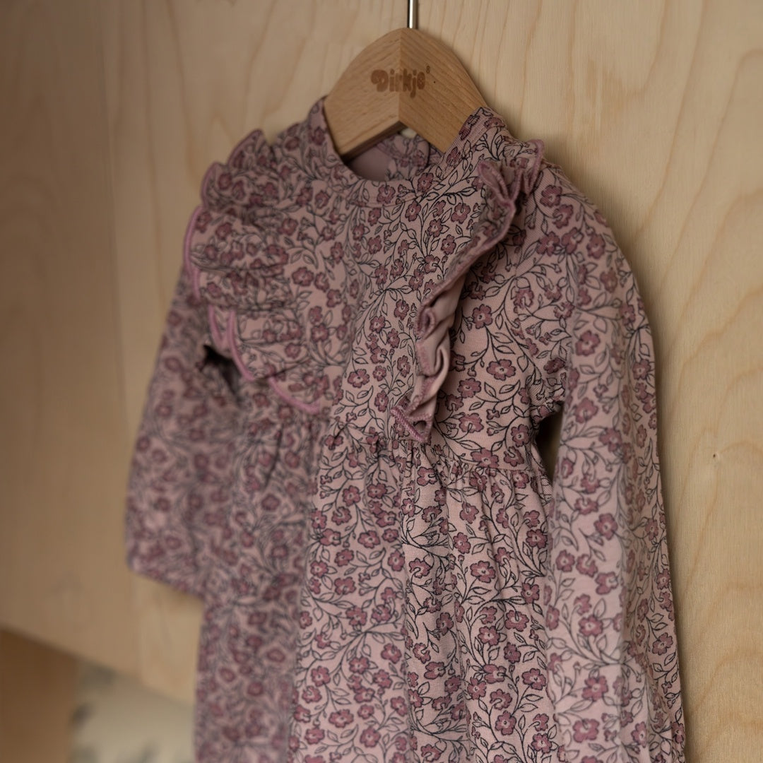 2 - Delig setje Light mauve - 04 Girls little flower