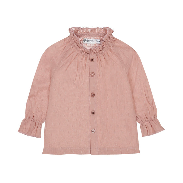 Blouse Light mauve - 04 Girls little flower