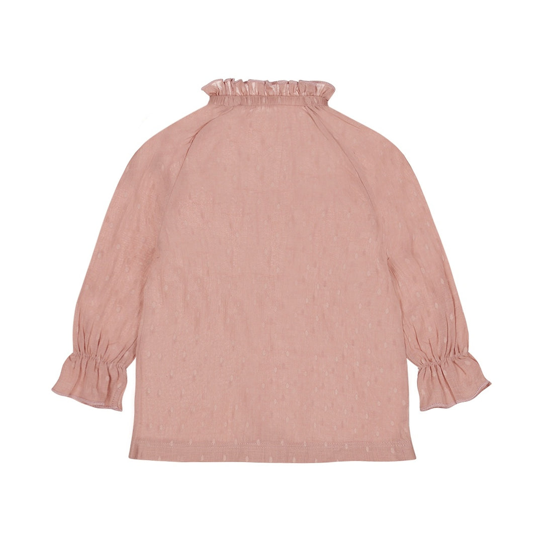 Blouse Light mauve - 04 Girls little flower