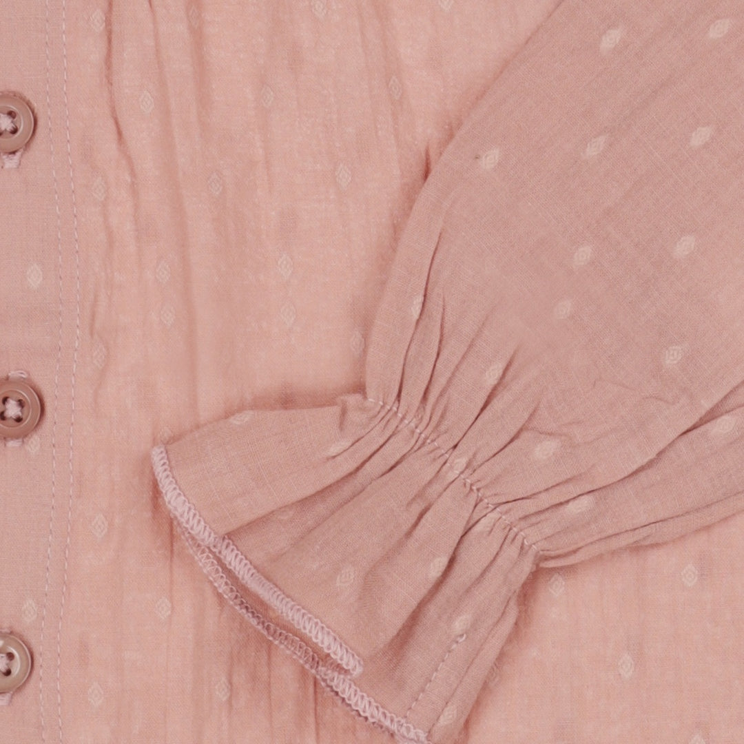 Blouse Light mauve - 04 Girls little flower