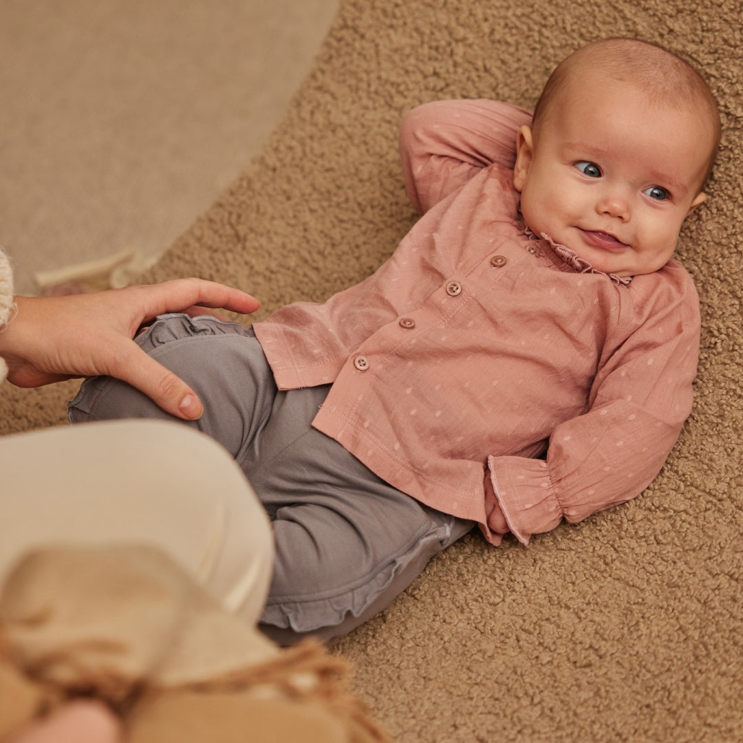 Blouse Light mauve - 04 Girls little flower