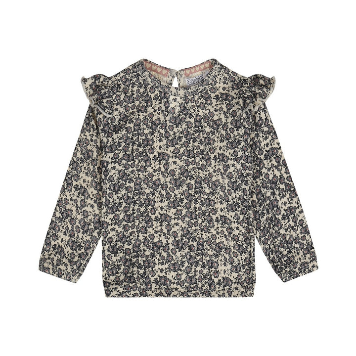 Trui loose fit Off white - 04 Girls little flower