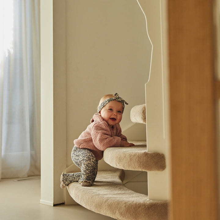 2 - Delig set + haarband Light mauve - 04 Girls little flower